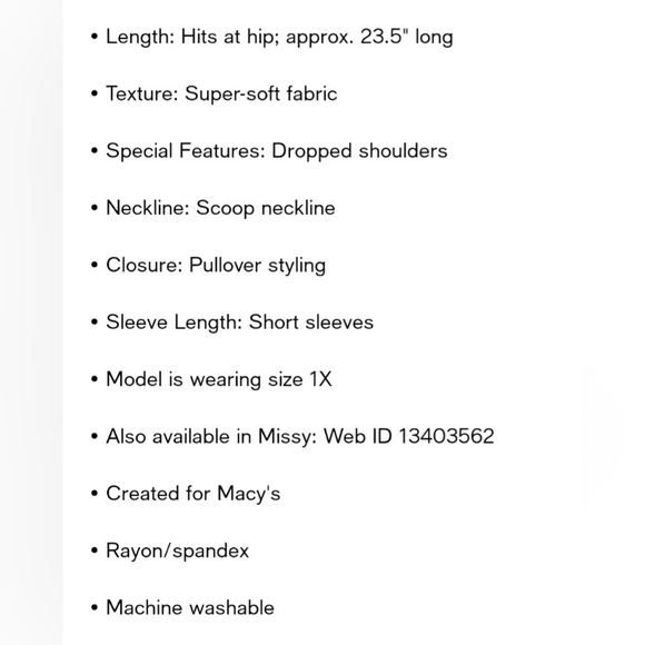 NWT INC Short Sleeve Top 2X 22 24 Dark Gray Tee /Lounge/Leisu… - Picture 5 of 6